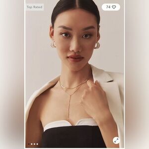 NWT - Anthropologie Y-Neck Layered Necklace